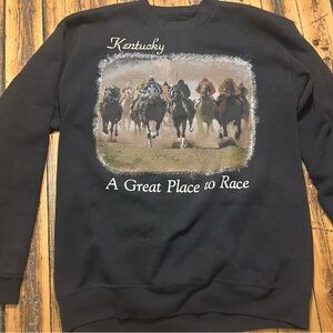 Kentucky Black Sweater - A Great Place to Race